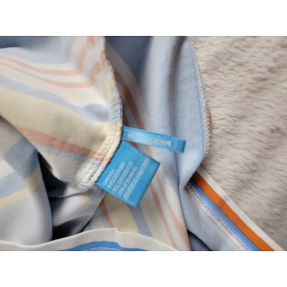 J.McLaughlin Womens Colorful Striped Boat Neck 3/4 Sleeve Top Medium Stretch - Picture 4 of 8